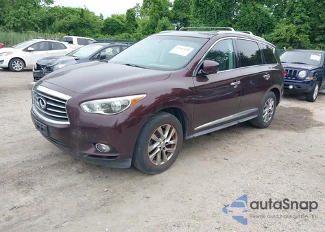 2013 Infiniti Jx35 from USA, damaged, VIN 5N1AL0MMXDC306339